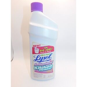 Vtg Lysol Antibacterial Kitchen Cleaner 28 oz Citrus Scent 1997 Discontinued